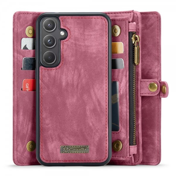 CaseMe Samsung Galaxy A55 Etui 008 Series Aftageligt Cover Rød