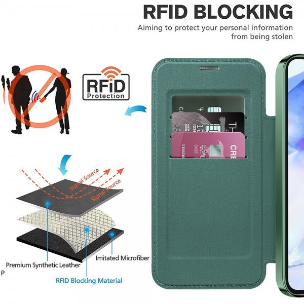 Samsung Galaxy A55 Cover MagSafe Grøn