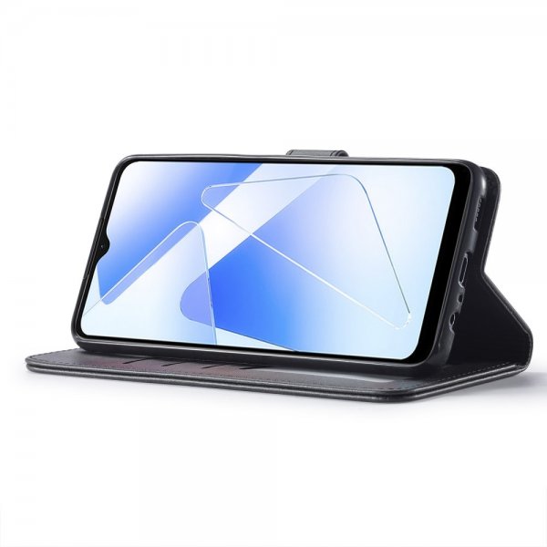 Lc.Imeeke Samsung Galaxy A55 Etui med Kortlomme Stativfunktion Sort