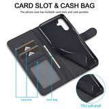Lc.Imeeke Samsung Galaxy A55 Etui med Kortlomme Stativfunktion Sort