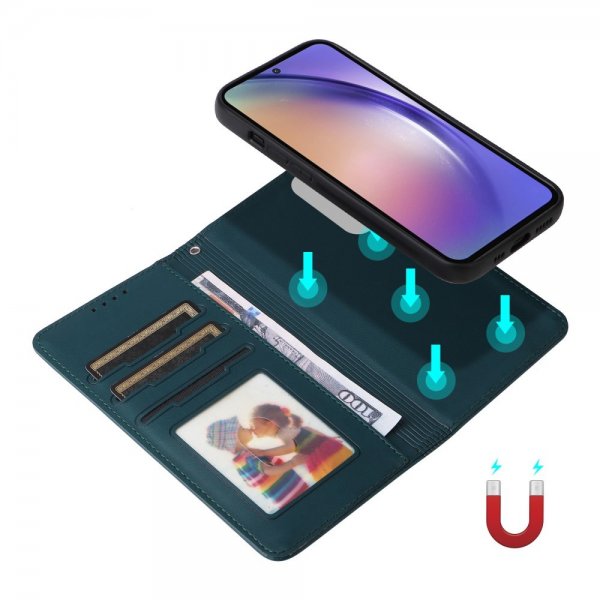 Betopnice Samsung Galaxy A55 Etui med Aftageligt Cover 005 Blå