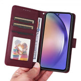 Betopnice Samsung Galaxy A55 Etui med Aftageligt Cover 005 Rød