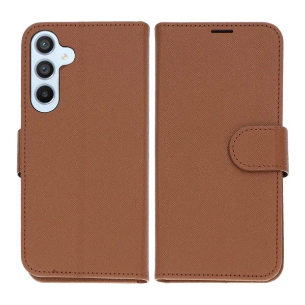 Samsung Galaxy A55 Etui med Stativ Brun