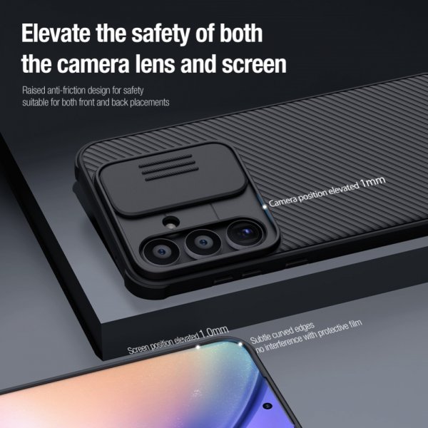 Nillkin Samsung Galaxy A55 Cover CamShield Pro Sort