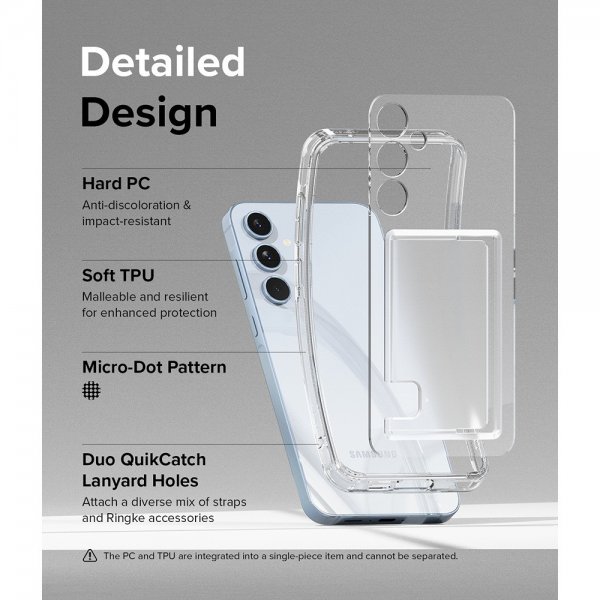 Ringke Samsung Galaxy A55 Cover Fusion Card Clear