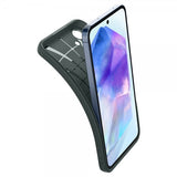 Spigen Samsung Galaxy A55 Cover Liquid Air Abyss Green