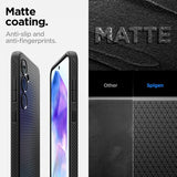 Spigen Samsung Galaxy A55 Cover Liquid Air Mat Sort