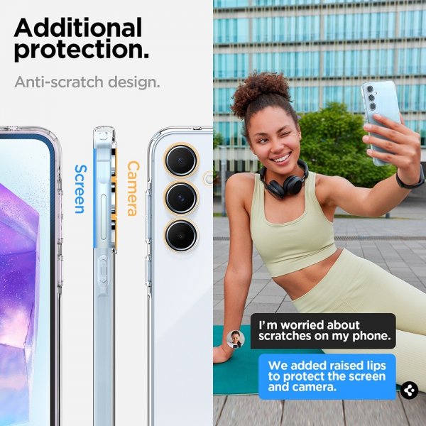 Spigen Samsung Galaxy A55 Cover Liquid Crystal Crystal Clear