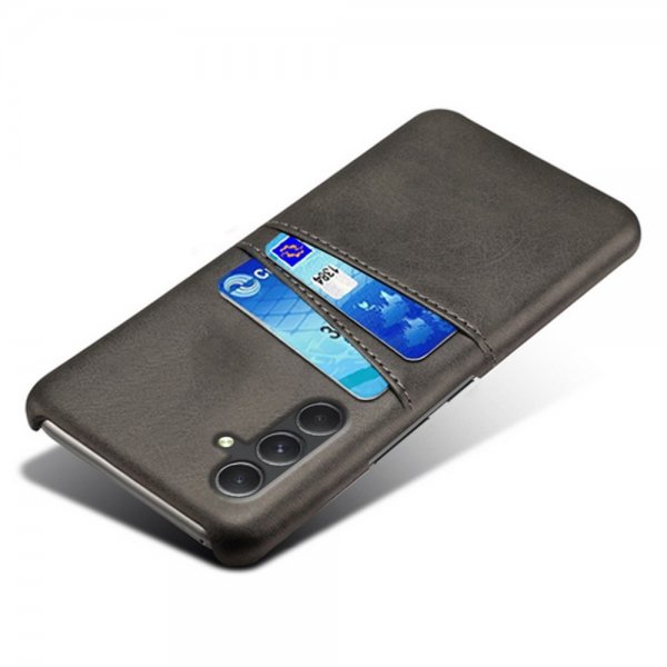 Samsung Galaxy A55 Cover med to Kortlommer Sort