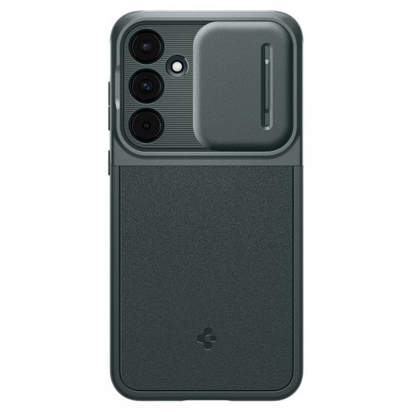 Spigen Samsung Galaxy A55 Cover Optik Armor Abyss Green