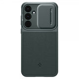 Spigen Samsung Galaxy A55 Cover Optik Armor Abyss Green