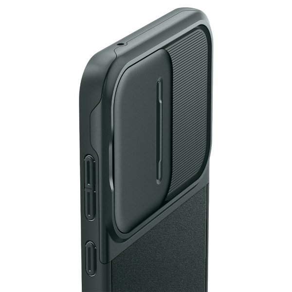 Spigen Samsung Galaxy A55 Cover Optik Armor Abyss Green