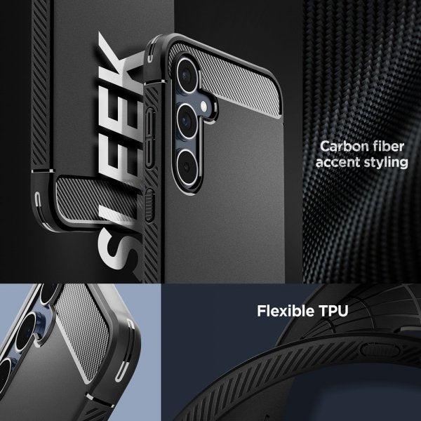 Spigen Samsung Galaxy A55 Cover Rugged Armor Mat Sort