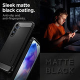 Spigen Samsung Galaxy A55 Cover Rugged Armor Mat Sort