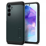 Spigen Samsung Galaxy A55 Cover Tough Armor Phantom Green