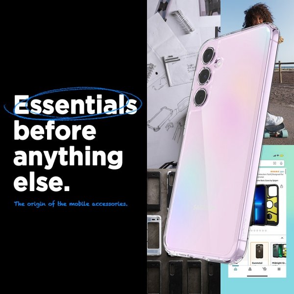 Spigen Samsung Galaxy A55 Cover Ultra Hybrid Crystal Clear