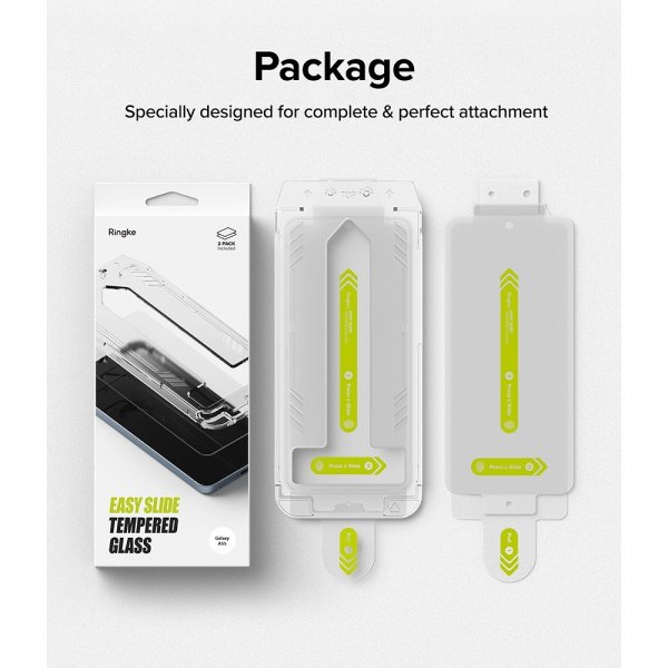 Ringke Samsung Galaxy A55 Skærmbeskyttelse Easy Slide 2-pak