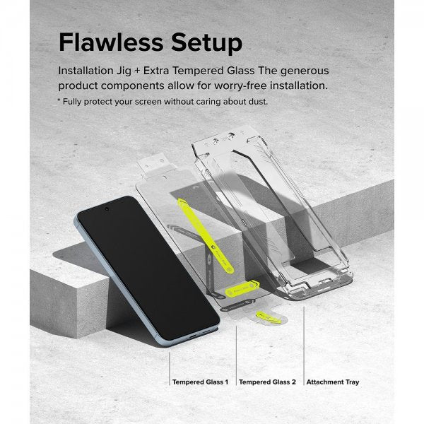 Ringke Samsung Galaxy A55 Skærmbeskyttelse Easy Slide 2-pak