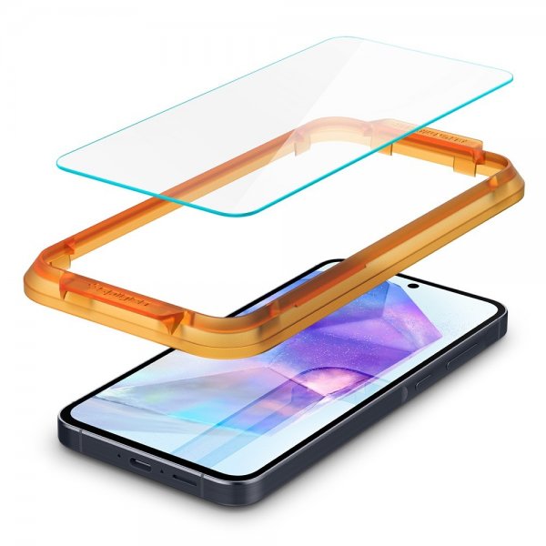 Spigen Samsung Galaxy A55 Skærmbeskyttelse GLAS.tR ALIGNmaster 2-pak
