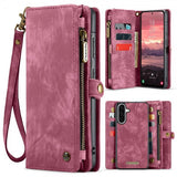 CaseMe Samsung Galaxy A56 Etui 008 Serie Aftagelig Skal Rød