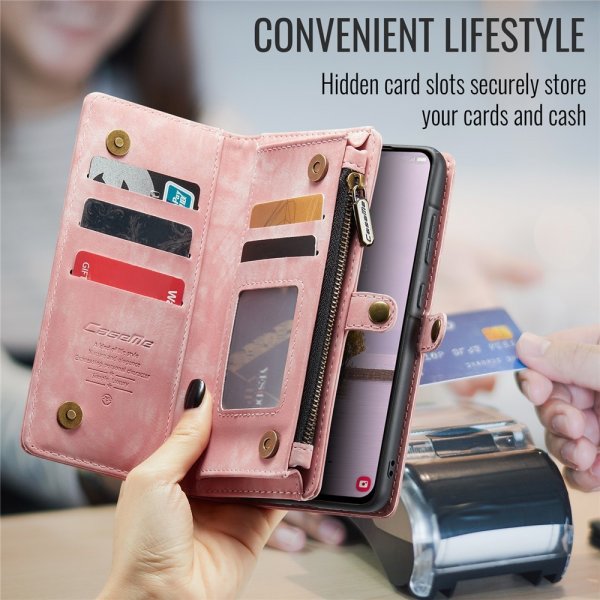 CaseMe Samsung Galaxy A56 Etui 008 Series Aftageligt Cover Rosaguld