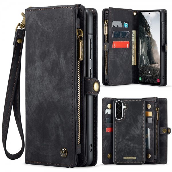 CaseMe Samsung Galaxy A56 Etui 008 Series Aftageligt Cover Sort