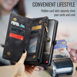 CaseMe Samsung Galaxy A56 Etui 008 Series Aftageligt Cover Sort