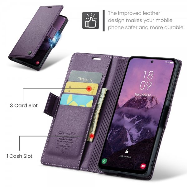 CaseMe Samsung Galaxy A56 Etui 023-serien Lilla