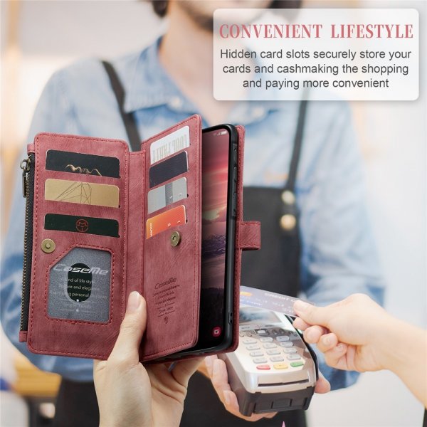 CaseMe Samsung Galaxy A56 Etui C30 Series Rød