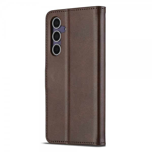 Lc.Imeeke Samsung Galaxy A56 Etui med Kortlomme Stativfunktion Mørkebrun