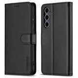 Lc.Imeeke Samsung Galaxy A56 Etui med Kortlomme Stativfunktion Sort