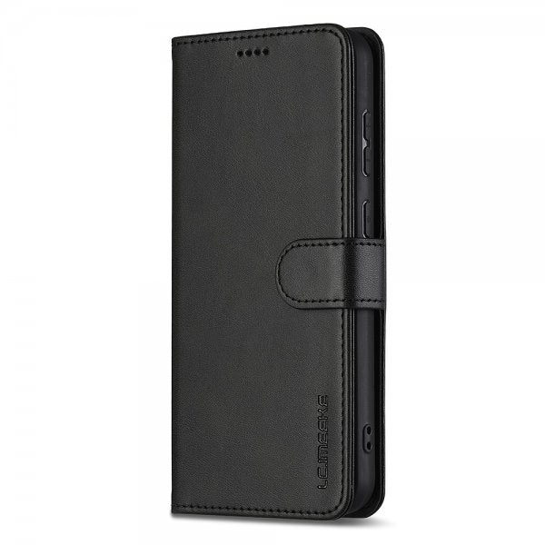 Lc.Imeeke Samsung Galaxy A56 Etui med Kortlomme Stativfunktion Sort