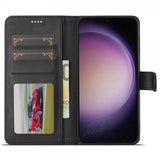 Lc.Imeeke Samsung Galaxy A56 Etui med Kortlomme Stativfunktion Sort