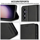 Lc.Imeeke Samsung Galaxy A56 Etui med Kortlomme Stativfunktion Sort
