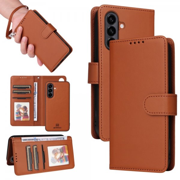 Betopnice Samsung Galaxy A56 Etui med Aftagelig Skal 005 Brun
