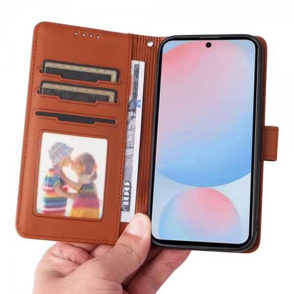 Betopnice Samsung Galaxy A56 Etui med Aftagelig Skal 005 Brun