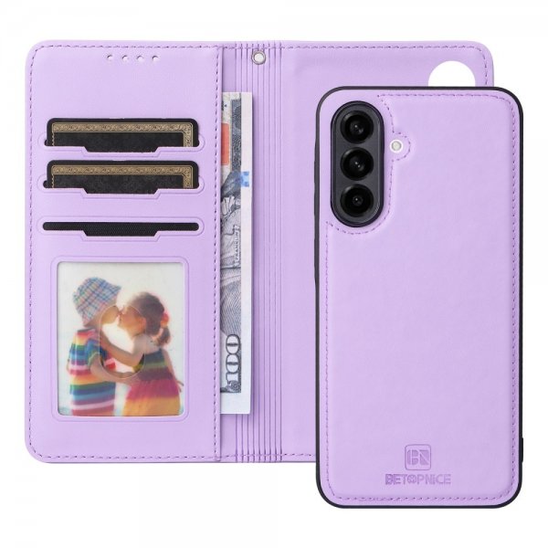 Betopnice Samsung Galaxy A56 Etui med Aftageligt Cover 005 Lilla