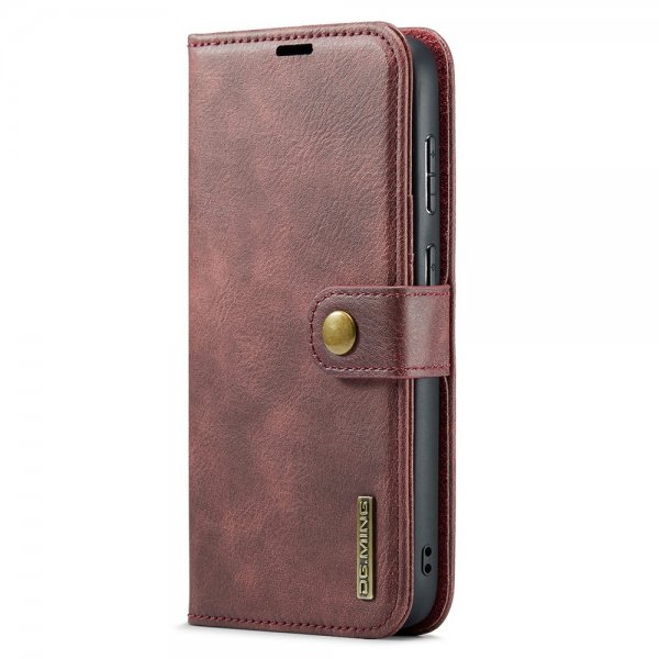 Dg.Ming Samsung Galaxy A56 Etui med Aftageligt Cover Rød