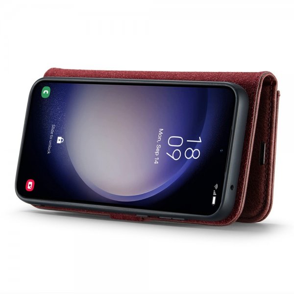 Dg.Ming Samsung Galaxy A56 Etui med Aftageligt Cover Rød