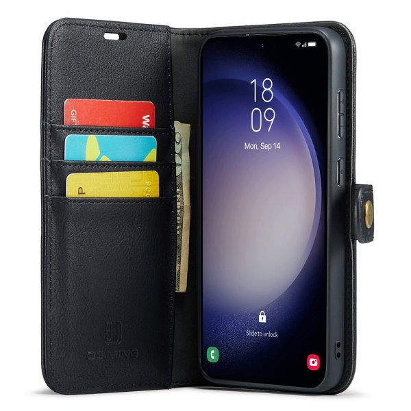 Dg.Ming Samsung Galaxy A56 Etui med Aftageligt Cover Sort
