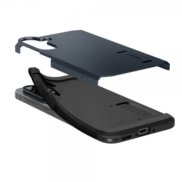Spigen Samsung Galaxy A56 Cover Tough Armor Metal Slate