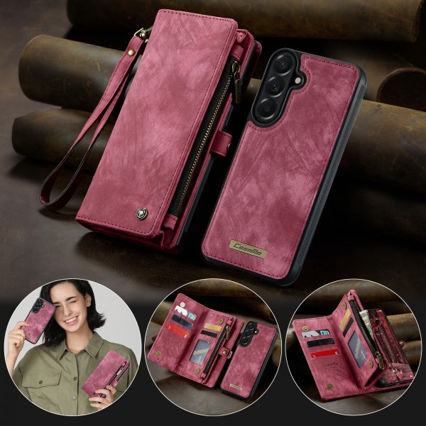 CaseMe Samsung Galaxy A57 Cover 008 Series Aftagelig Skal Rød