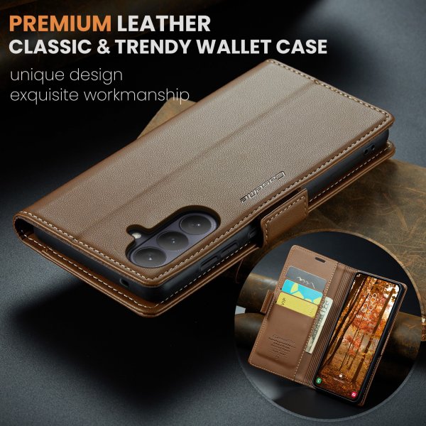 CaseMe Samsung Galaxy A57 Etui 023-serien Brun