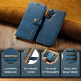 Dg.Ming Samsung Galaxy A57 Etui med Aftageligt Cover Blå