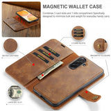 Dg.Ming Samsung Galaxy A57 Etui med Aftagelig Skal Brun