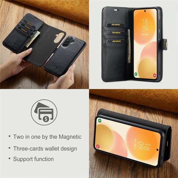 Dg.Ming Samsung Galaxy A57 Etui med Aftagelig Skal Sort