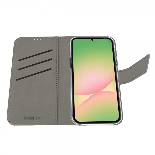 Celly Samsung Galaxy A57 Etui Wally Wallet Case Sort