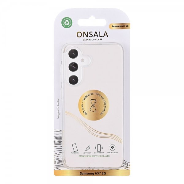 Onsala Samsung Galaxy A57 Cover Genanvendt TPU Transparent