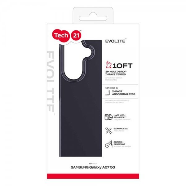 Tech21 Samsung Galaxy A57 Cover EvoLite Sort
