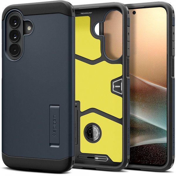 Spigen Samsung Galaxy A57 Cover Tough Armor Metal Slate